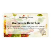 Etikett für Honigbienenseife (Vorne)
