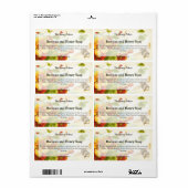 Etikett für Honigbienenseife (Vorne)