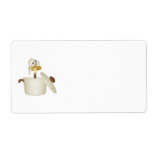 Etikett für Hühner in der Suppe (Vorne)