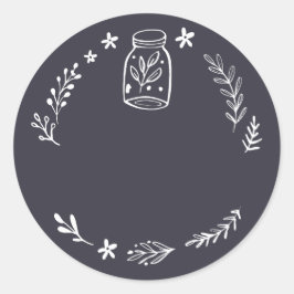 Etikett für Jar-/Gewürzkleber Runder Aufkleber