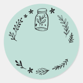 Etikett für Jar-/Gewürzkleber Runder Aufkleber