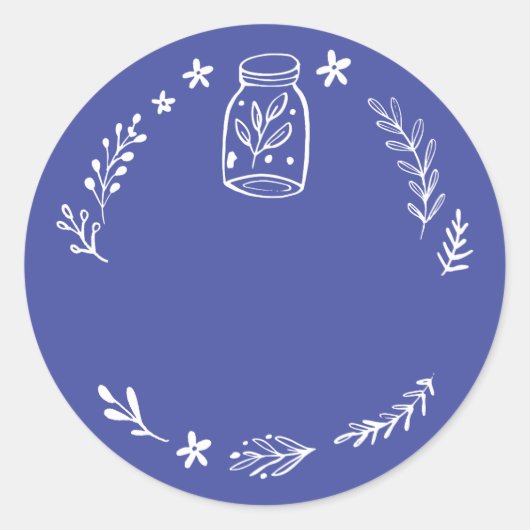 Etikett für Jar-/Gewürzkleber Runder Aufkleber (Vorderseite)