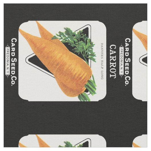 Etikett für Karottenfutter Stoff (Nahaufnahme)