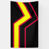 Etikett für Kautschuk/Tex Banner (Vertikal)