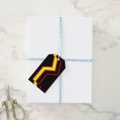 Etikett für Kautschuk/Tex Geschenkanhänger (Mit Garn)