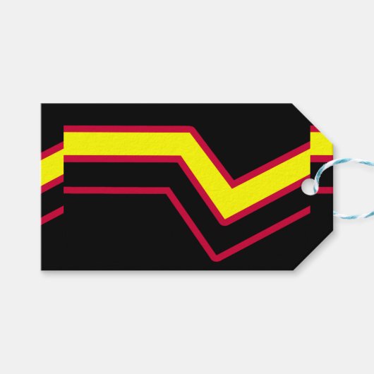 Etikett für Kautschuk/Tex Geschenkanhänger (Vorderseite (Horizontal))