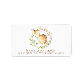 Etikett für kleine männliche neutrale Babydusche Adressaufkleber