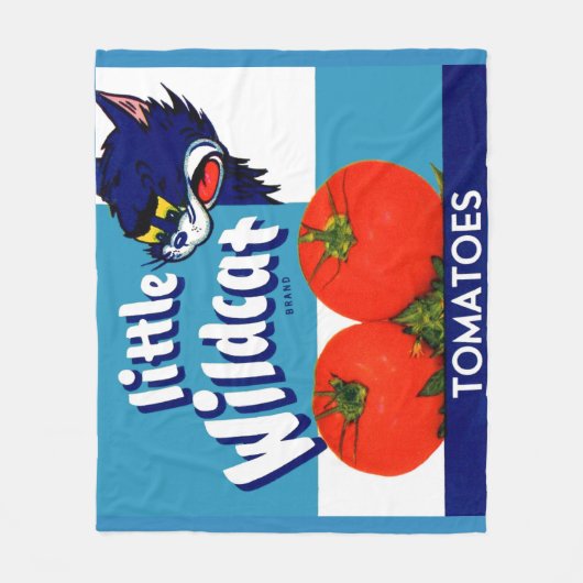Etikett für kleine Wildcat-Tomaten Fleecedecke (Vorderseite)