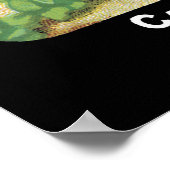 Etikett für Kohl-Saatgut Poster (Ecke)