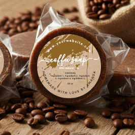 Etikett für Kraftseife Runder Aufkleber