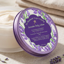 Etikett für Lavendel Blume Seife und Kosmetika - 1