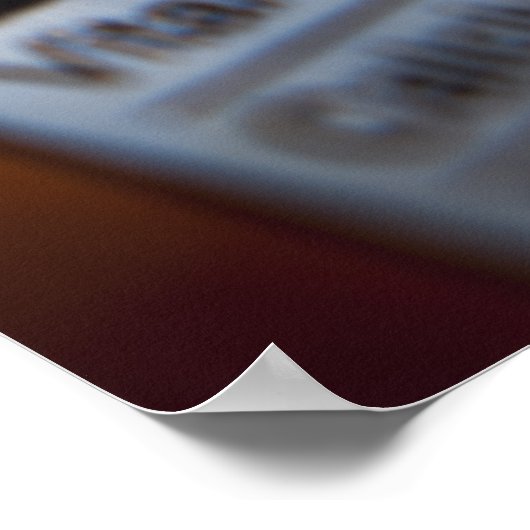 Etikett für Lebensmittel Poster (Ecke)