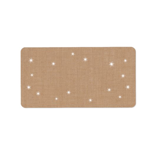 Etikett für leuchtende Leuchten Adressaufkleber (Vorne)