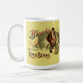 Etikett für Limanbohnen in viktorianischer Ära Kaffeetasse (Links)