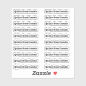 Etikett für Lippenglanz entfernen (Blatt)