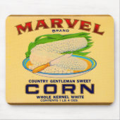 Etikett für Marvel-Dosen aus Mais aus den 1930ern Mousepad (Vorne)