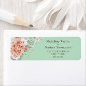 Etikett für Mini-Grün- und Blumenrückgabeadresse (Insitu)