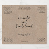 Etikett für Minimalistische, kraftstofffeste Kosme (Einzelnes Label)