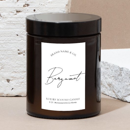 Etikett für Minimalistische Produktverpackung