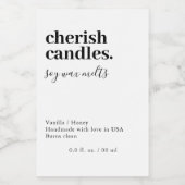 Etikett für Minimalistische Wachtel (Einzelnes Label)