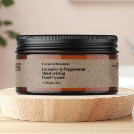 Etikett für moderne Kraftkosmetika 1 x 7,25