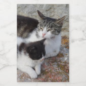 Etikett für Mutter und Kind (Einzelnes Label)