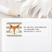 Etikett für Navy-Orange-Streifen (Insitu)