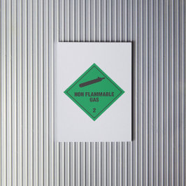 Etikett für nicht brennbares Gas 2