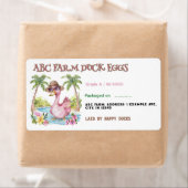 Etikett für Niedliche Enten (Insitu)