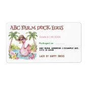 Etikett für Niedliche Enten (Vorne)