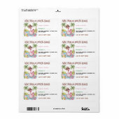 Etikett für Niedliche Enten (Vorne)