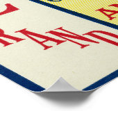 Etikett für Olive Eatmor Cranberries Poster (Ecke)