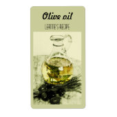 Etikett für Olivenöl und Küken (Vorne)