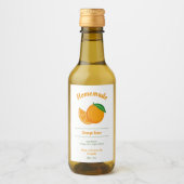 Etikett für Orangensaft (Vorderseite)