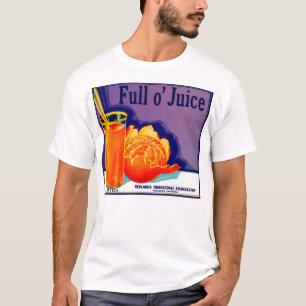 Etikett für Orangensaft der 30er Jahre T-Shirt