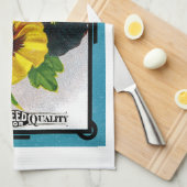 Etikett für Pansy-Saatgut Geschirrtuch (Viertel Falte)