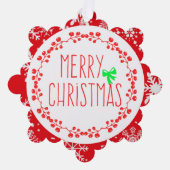 Etikett für Papier und Geschenkkarte Ornament Karte (Vorderseite)