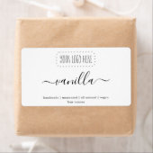 Etikett für personalisierte Logoseife (Insitu)