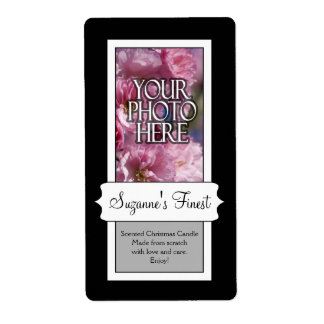 Etikett für personalisiertes Foto oder Canning Jar