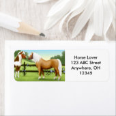 Etikett für Pferde (Insitu)