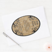 Etikett für Polysaftbeutel Ovaler Aufkleber (Umschlag)