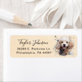 Etikett für Poodle-Rückgabeadresse (Insitu)