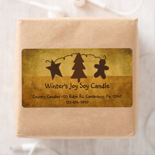 Etikett für primitive Ornamente (Insitu)