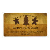 Etikett für primitive Ornamente (Vorne)