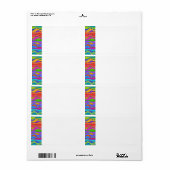 ETIKETT FÜR RAINBOW-STRIPEN (Seite) (Vorne)