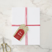 Etikett für Retro-farbige Kleidungsgröße Geschenkanhänger (Mit Garn)