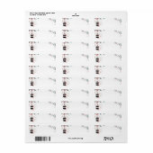 Etikett für Retro-Vogelkäfig (Vorne)