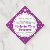 Etikett für Rote Konfitüre Geschenkanhänger (Vorderseite)