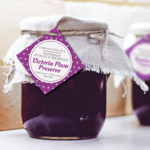 Etikett für Rote Konfitüre