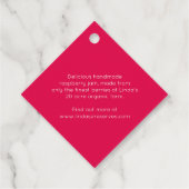 Etikett für Rottonehl-Konfitüre Geschenkanhänger (Rückseite)